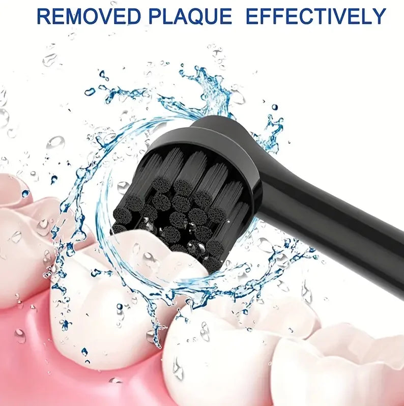 4/8/12/16/20PCS Black Charcoal Toothbrush Heads SB-17A Compatible With Oral B Electric Toothbrush