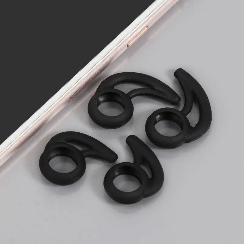 Silicone Ear Tips Earpads Earphone Headphones Cushions Universal with Earhook for Androids Smartphones Earbuds Ear Pad