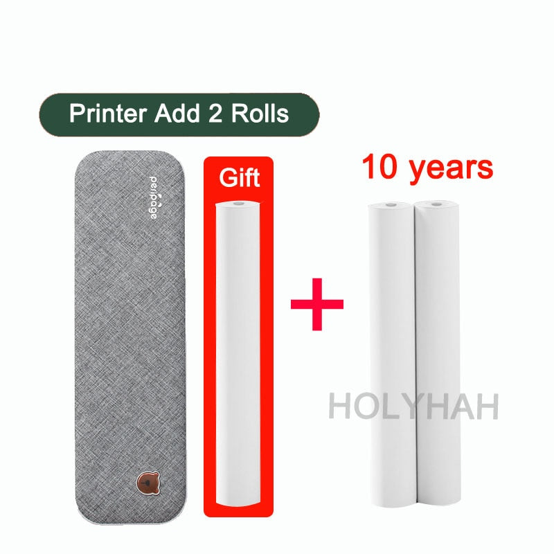 Easy Carry Wireless Portable HD Thermal Peripage A4 Printer Machine for Travel Business Office Work Homework PC Mobile Phone