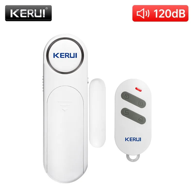 KERUI Wireless Door Windows Sensor Alarm 300ft 120dB Anti Theft Smart Remote Control For Kids Cabinet Safety Home Security