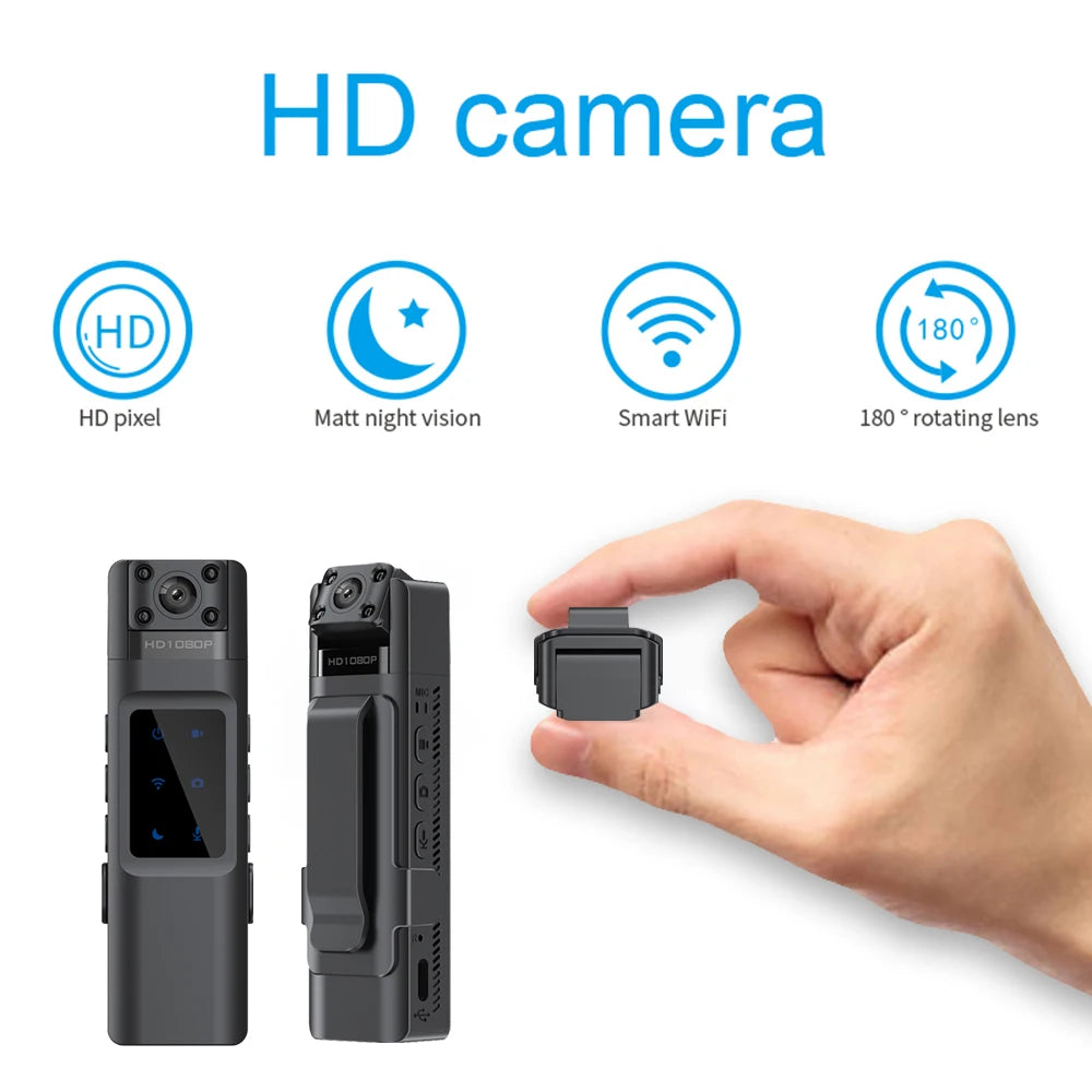 L13 Mini Portable Chest Body WIFI Camera Digital1080P/720 Professional Portable Magnetic Night Vision Micro Camcorder DVR