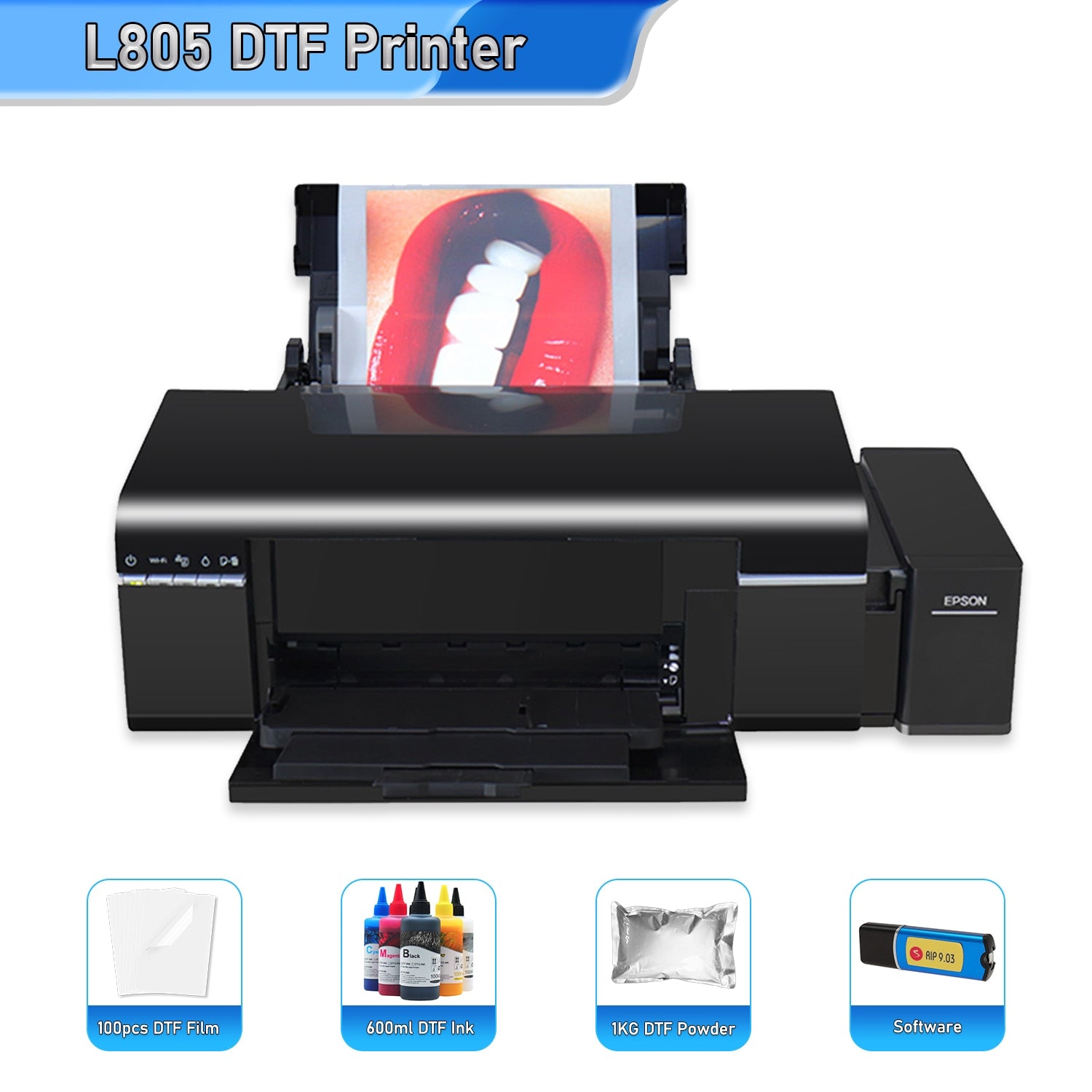 DTF Printer A4 T-shirt Printing Machine DTF A4 Direct Transfer Printer For T-shirt Print PET Film Print Directly to Film Printer