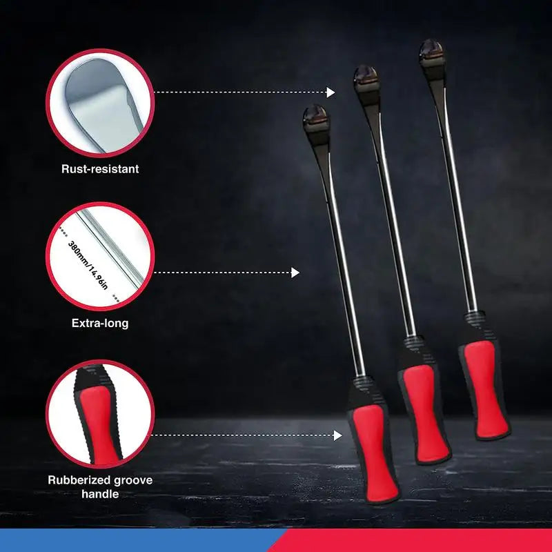 Tire Spoons For Car Tires Tire Maintenance Tool Set Mounting Lever Tool With Wheel Rim Protectors Tyre Change Set Auto Accessory
