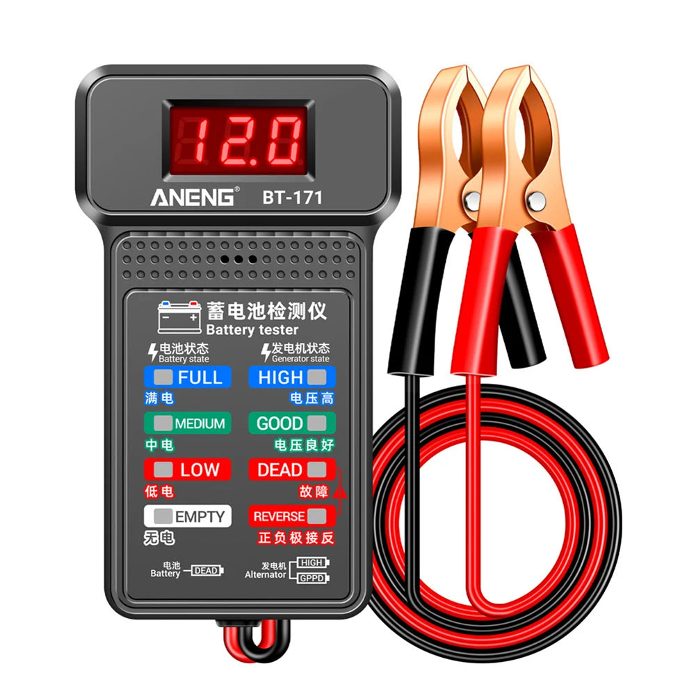 Car Battery Tester auto Inspection Repair Tool Cranking Charging System Battery Alternator For BMW Tesla VW Tools Accessories