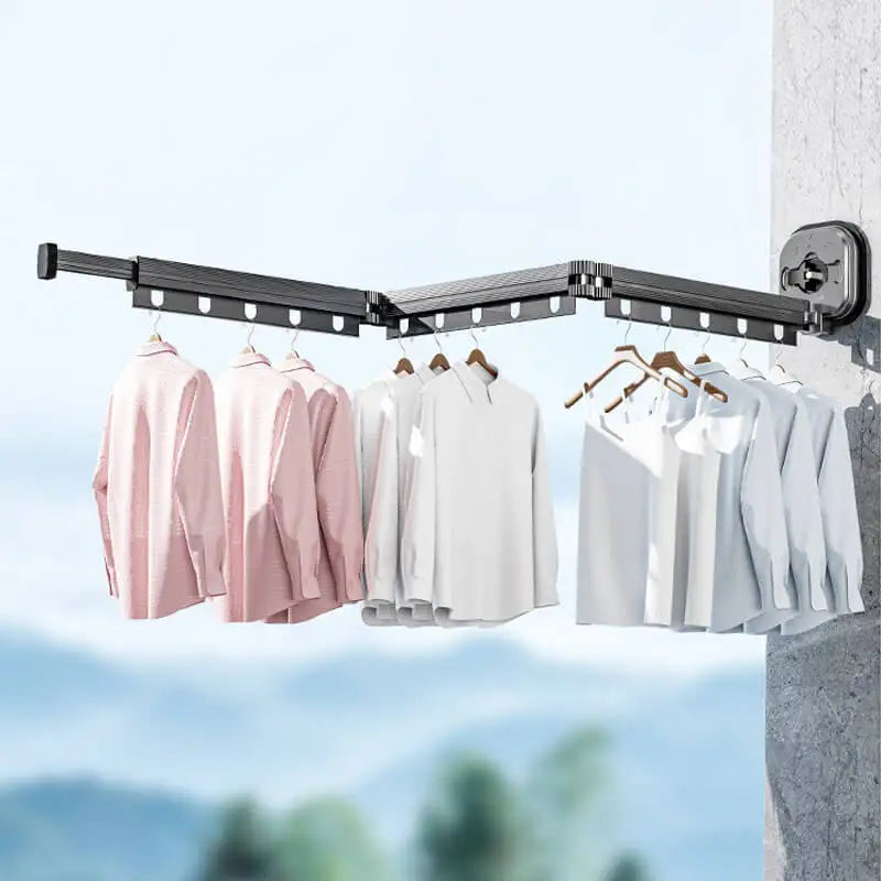 1/2/3 Styles Folding Drying Rack, Clothes Drying Rack, Wall-mounted Collapsible Drying Rack, Space Saver Clothes dryer