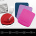 Simple Solid Color EVA Mouse Mat Anti-slip Mouse Pad Office Desk Accessories for PC Laptop Computer Table Mat Gaming Mouse Pad