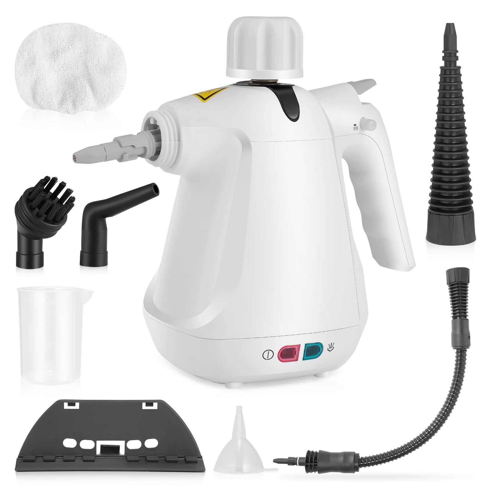 Handheld Steam Cleaner Upholstery Furniture 350 Ml Water Tank 3 Minutes Heating Time 10 Accessories Suitable For Kitchen Floor