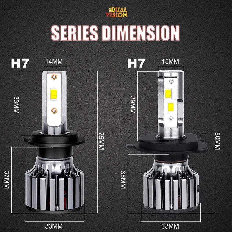 700W 300000LM H4 H7 Led Car Headlight Bulb Canbus 5570 CSP 6000K Cars Light HB3 HB4 9005 9006 H1 H8 H9 H11 9012HIR2 Fog Lamp Bu