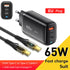 Essager 65W GaN USB Type C Charger For Laptop PPS 45W 25W Fast Charge For Samsung QC3.0 PD3.0 For iPhone14 13 Pro Phone Chagers