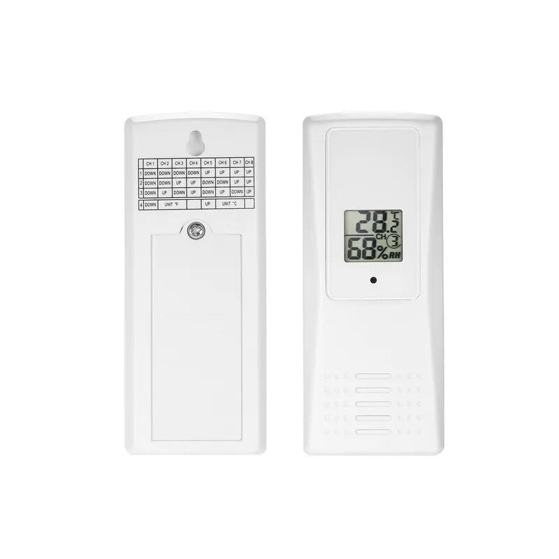Weather Wireless Indoor Outdoor 8-Channel Thermo-Hygrometer Remote Sensors Weather Stations Add on Sensor