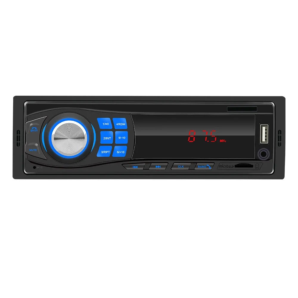 Car Radio In Dash 1 Din Tape Recorder MP3 Player FM Audio Stereo USB SD AUX Input ISO Port Bluetooth Autoradio 8013