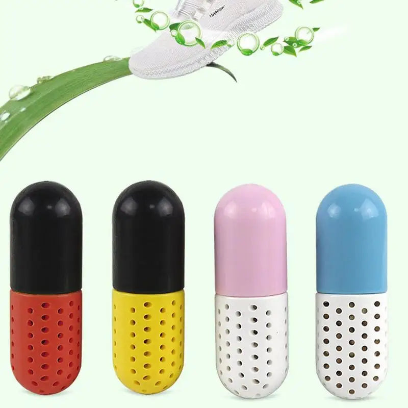 Shoes Deodorizer Capsules Smell Absorber Capsule Moisture Absorber Dryer Ball For Closet Smell Remover Capsule Dehumidifier Tool