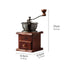 Retro Manual Coffee Grinder Hand Crank Wooden Coffee Bean  Mill Stainless Steel Spice Grinder Handmade Coffee Accessories
