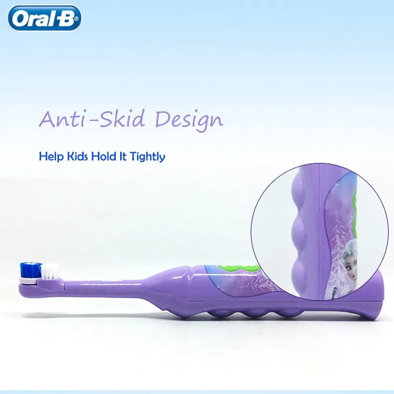 Oral B Child Electric Toothbrush Pro-Health Dental Hygiene Vibrating Brush Head for Kids 3+ Gum Care Teeth Brush Battery Powered