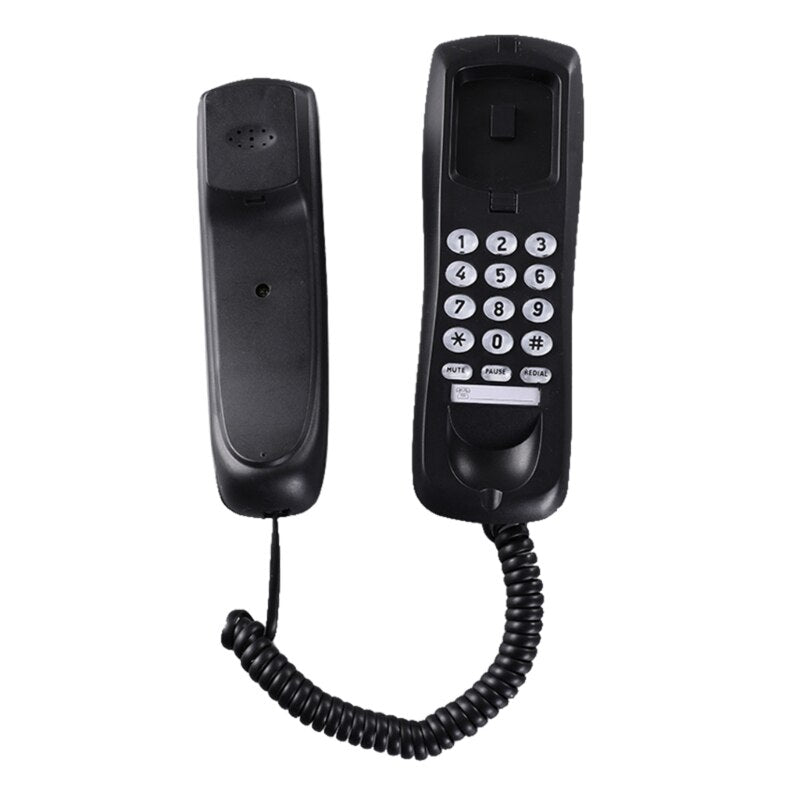 Wall-Mounted Caller ID Telephone Wall Phone Fixed Landline Wall Hanging Telephones for Home and Office Use