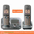 DECT 6.0 Digital Cordless Landline Telephone With Answer System Call ID Handfree Home Wireless Phones Black