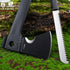 HX Outdoor Camping Axe rescue emergency outdoor equipment Fire axe self-defense multi-functional tactical axe 440 steel