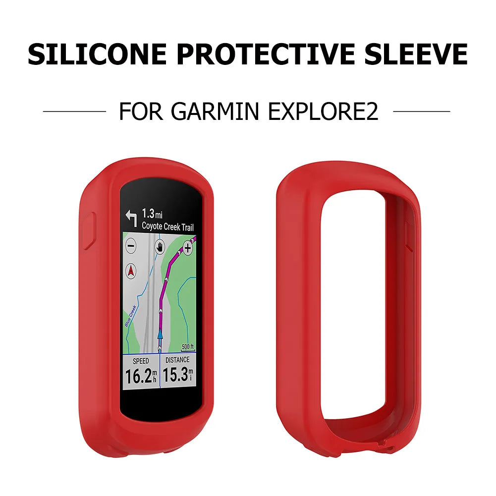 Protector Case For Garmin Edge Explore 2 Protective Cover Bike Bicycle Computer Silicone Case for Garmin Explore 2 Skin Shell