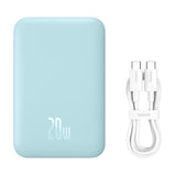 Baseus 20W Magnetic Wireless Charging 6000mAh Power Bank, 14.7mm Non-slip Silicone Casing, Fast Charging For iPhone 8-14 Series