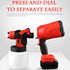 800ML Electric Cordless Spray Gun Paint Sprayer Auto Furniture Steel Coating Airbrush 4 Nozzle Flower Watering Spray Gun