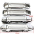 4pcs Car Mofaner Chrome Door Handle Replacement For Mitsubishi PAJERO 1992 1993 1994 1995 1996 1997 Car Accessories Door Handle