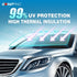 Car Window Tint Film Summer Solar UV Protector Tint Tinting Film for Cars Window Privacy Film 50cmX300cm Sun Shade Film