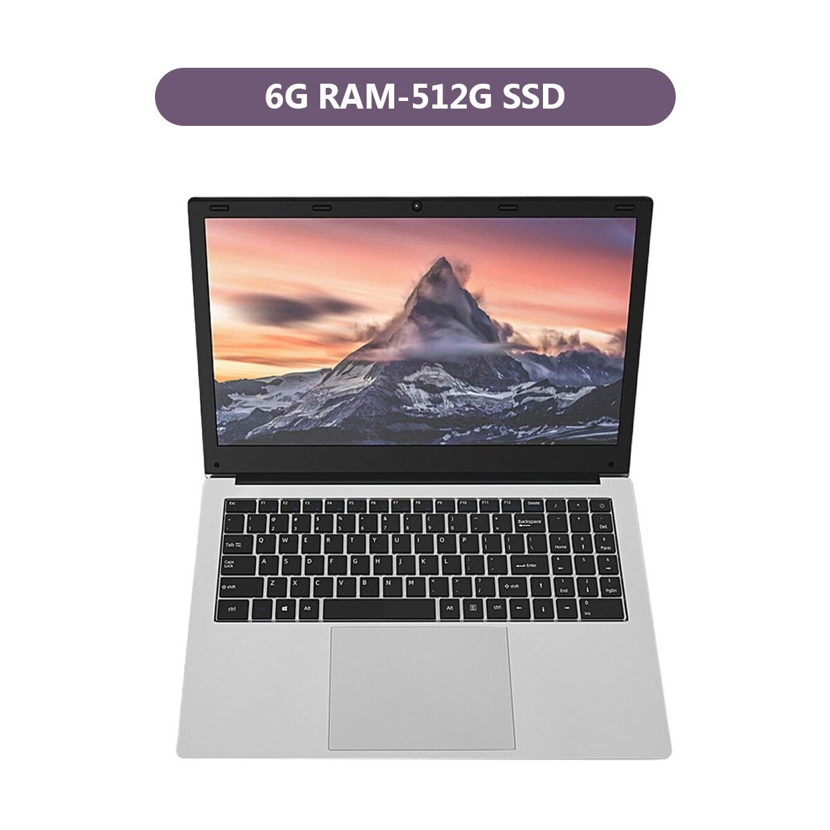 New 14.1 Inch FHD Laptop Cheap Student Notebook 6GB Ram Intel Celeron N3350 512GB EMMC+HDD With Windows10 USB3.0 HDMI Bluetooth