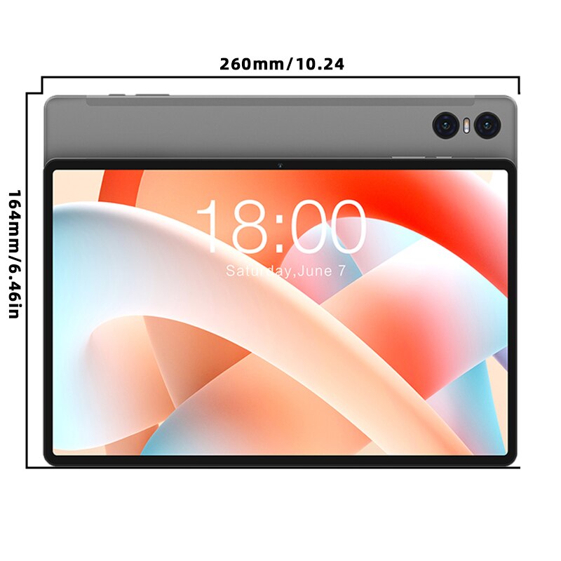 Teclast T50Pro 11" 2000x1200 Tablet MTKG99 Android 13 Max 16GB RAM 256GB ROM 4G Network Type-C 8000mAh 18W PD Fast Charging