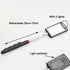 Portable Telescoping Flexible Head Inspection Mirror 360 Rotation Mechanic Inspection Mirror Telescopic Handle Repairing Tools