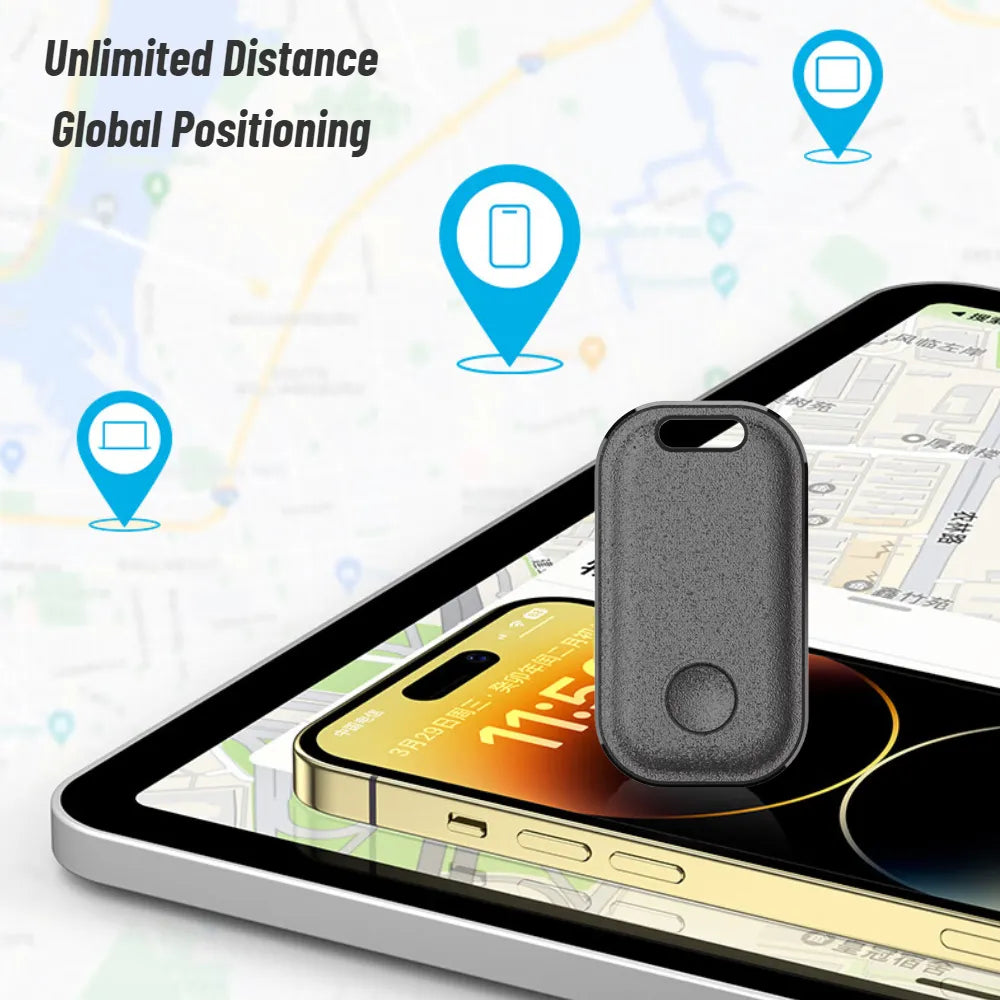 CozyLife AIYATO Bluetooth Key Finder with Global Apple Find My Network(iOS Only) Smart Tag Tracker Item Locator for Bags Luggage