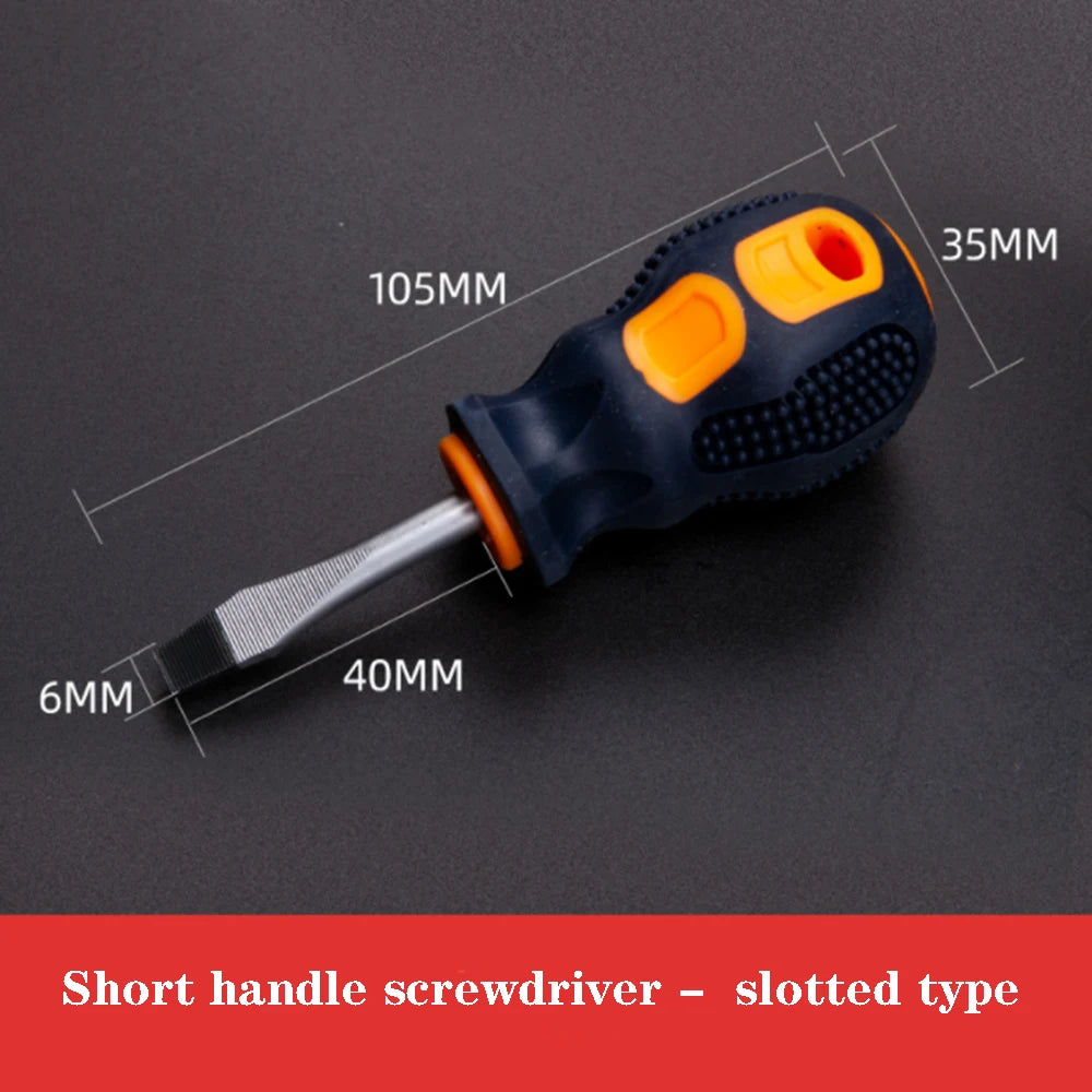 Screwdriver Kit Set Mini Small Portable Radish Head Screw Driver Precision Car Repair Tools Transparent Handle Repair Hand Tools