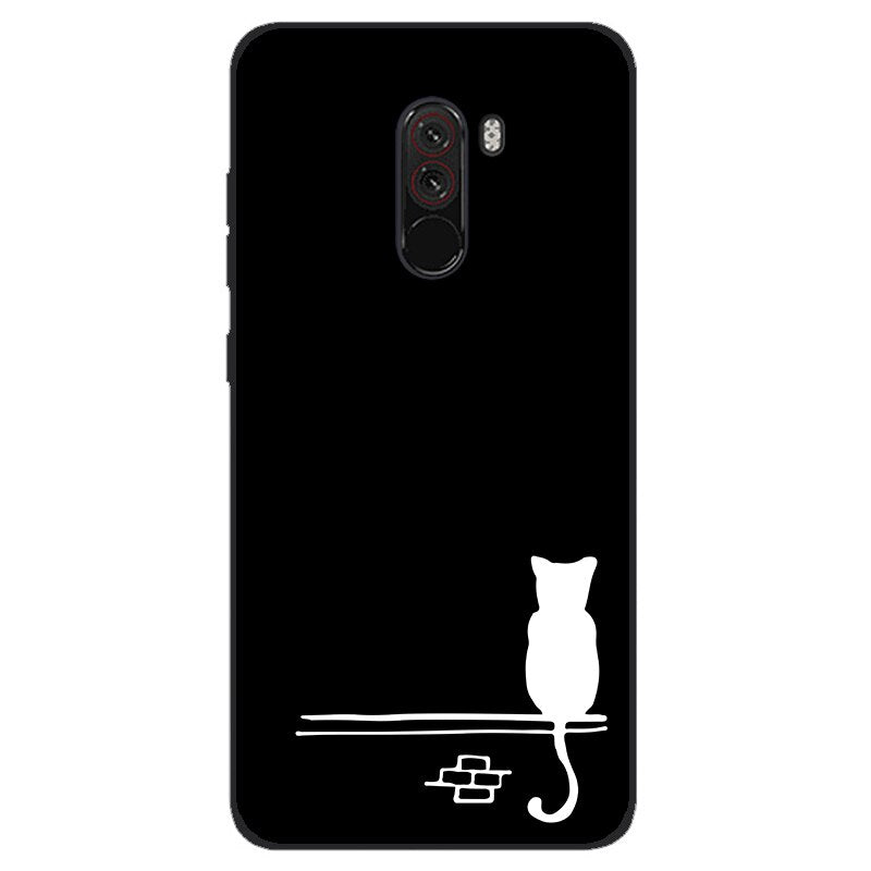 For xiaomi mi pocophone f1 Case Silicon Back Cover Phone Case for xiaomi poco F1 Cases Pocofone F1 6.18 inch Soft bumper coque