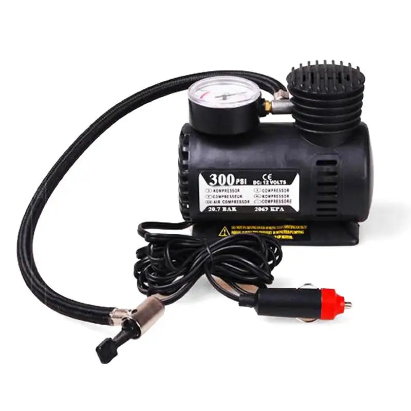 Portable 12V 300PSI Air Pump Electric Inflator Compressor Inflator Tire  Pump Car Tire Inflator Auto Accessories Repair Tool