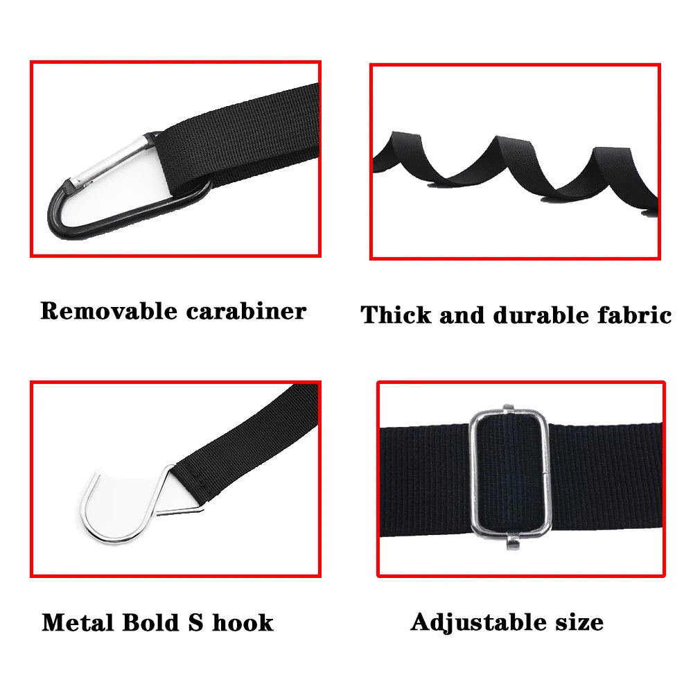 2pcs Universal Car Covers Fixed Rope Strap Automobile Hood Fixed Ropes Band Car Cover Wind Belt Auto Accessories