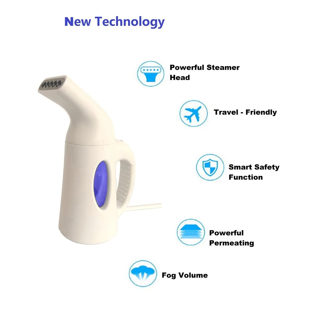 Steamer for Clothes,850W High-power Hand Held Steamer ,Household Portable Steam Iron Garment Steamer,Prevent Dry Burning