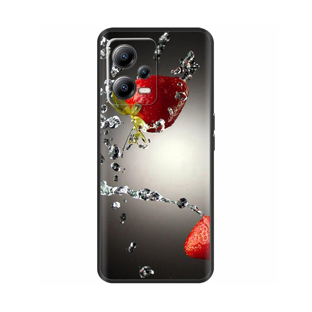 For Xiaomi Poco X5 5G Case Fashion Silicone TPU Soft Cover Phone Case for Xiaomi Poco X5 Pro Back Cover POCOX5 X5Pro Bumper 2023