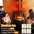 12-blade wood stove fan Fireplace fan Hot electric stove fan Log burning fan Quiet home double 6-blade wood fireplace fan