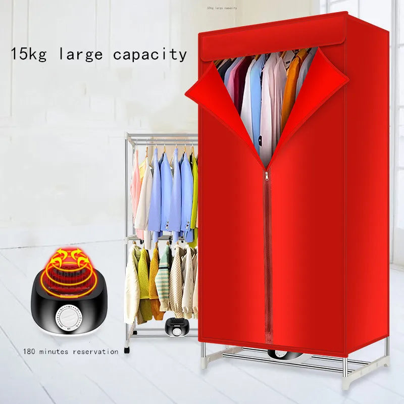 Household Quick-drying Clothes Dryer Coaxed By Small Portable Wardrobe Drying Clothes Machine  Electric Dryer Rack