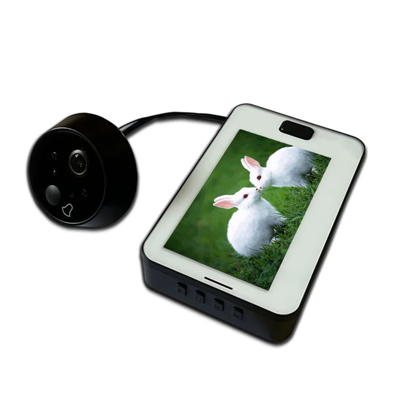 4.3 Inch IR Night Vision Peephole Doorbell Camera Peephole Viewer Cat Eye Door Bell Smart Home Monitor Digital Door Viewer