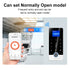 Tuya Garage Door Opener Waterproof Metal Fingerprint Keypad and Bluetooth Access Control System Phone App Unlock Multi-Languages