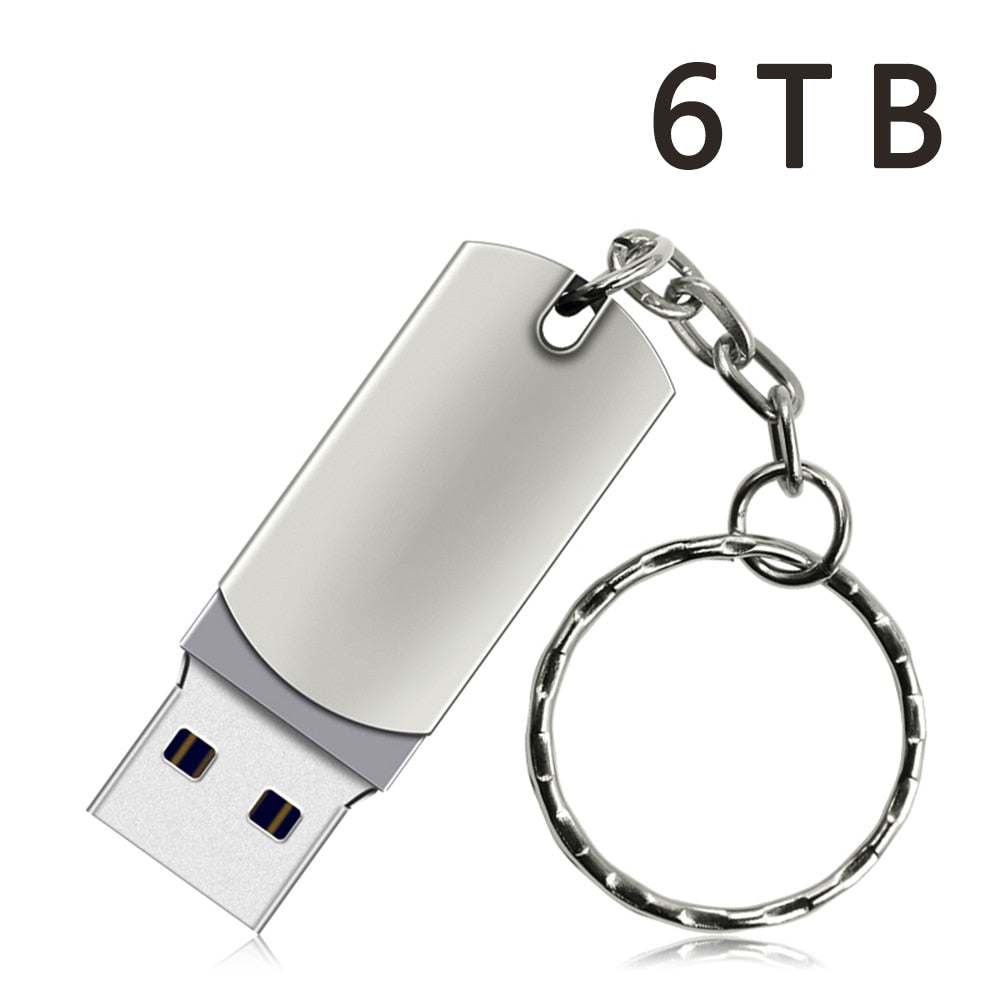 New USB 3.0 Pendrive 4TB High Speed Flash Metal Pen Drive 16TB 8TB 6TB Portable Waterproof U Disk Stick Mini SSD Memoria Pen USB