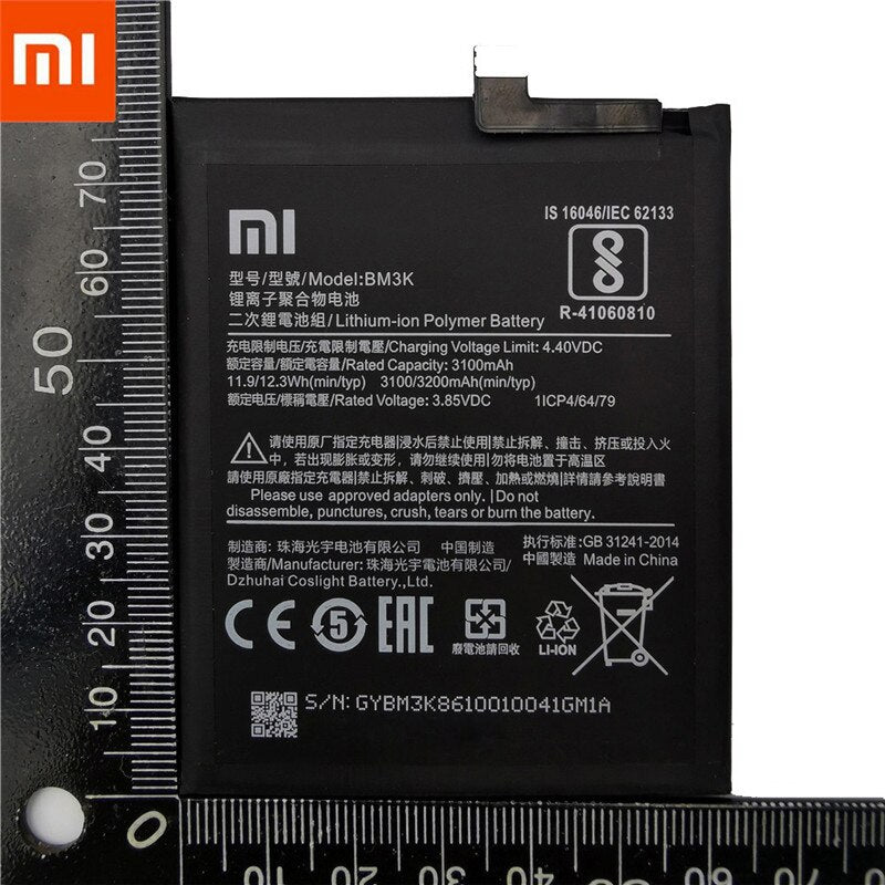100% Orginal Xiaomi Phone Battery BM3K 3200mAh High Quality Replacement Battery for Xiaomi Mi Mix 3 Mix3  Batteries +Tools Kits
