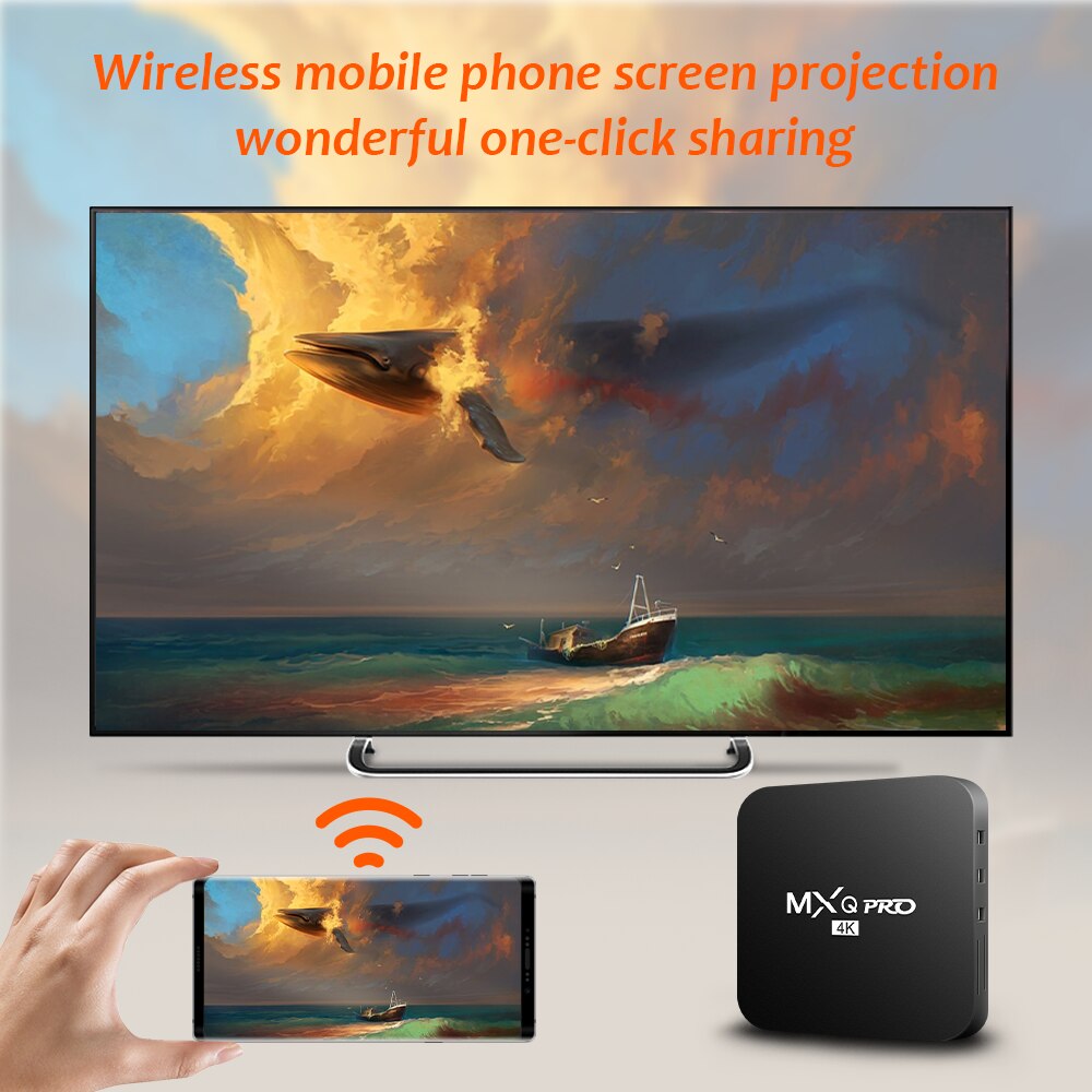 MXQpro RK3229 Android 10.1 Smart TV Box 4K Youtube Media Player TV BOX Android 7.1 4GB 32GB 64GB Remote Control TV Set Top Box
