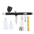 Dual Action Mini Airbrush Gun Spray 130 Pen Air Flow Adjustable Care Skin Nail Art Cake Decoration Barber Tattoo Hair Beauty