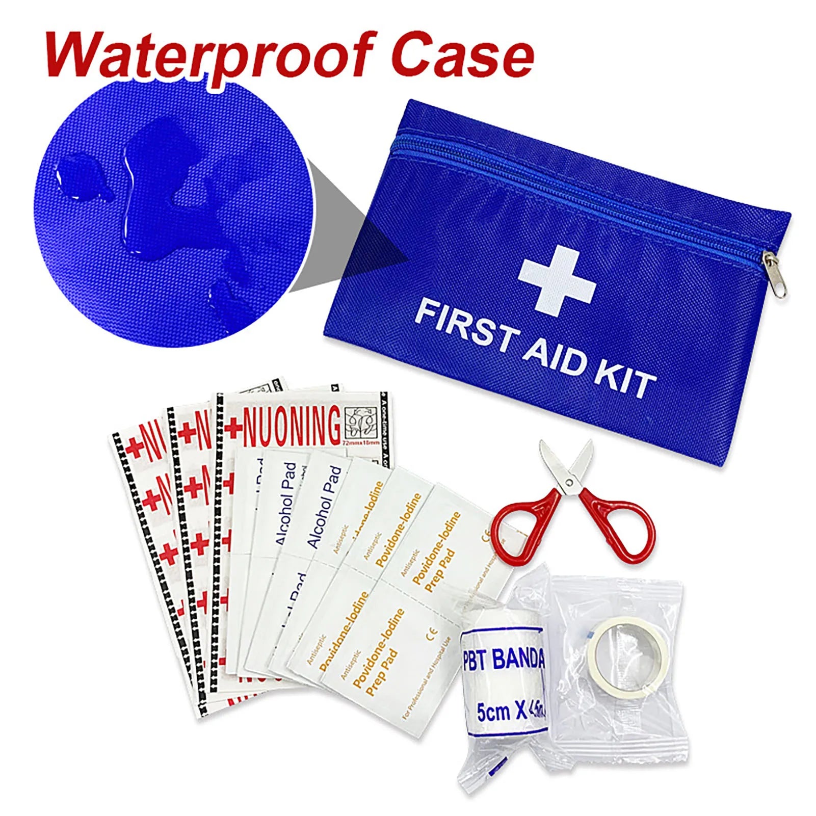 Portable Emergency Medical First Aid Kit Storage Bag for Home Outdoor Travel Camping Emergency Equipment Security Protection