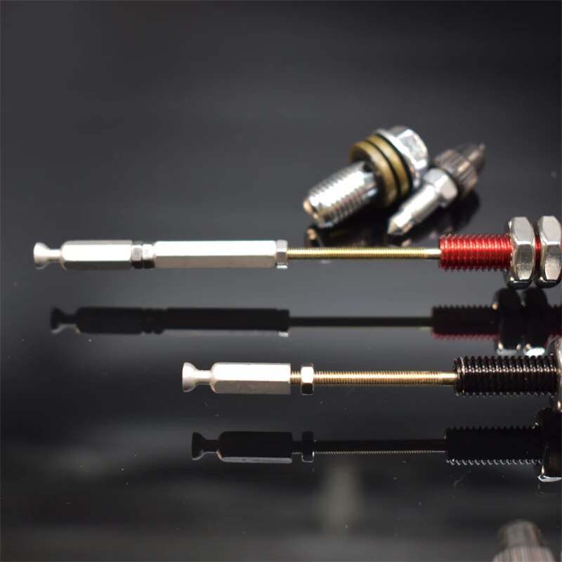 Motorcycle performance hydraulic brake clutch master cylinder rod system performance efficient transfer pump