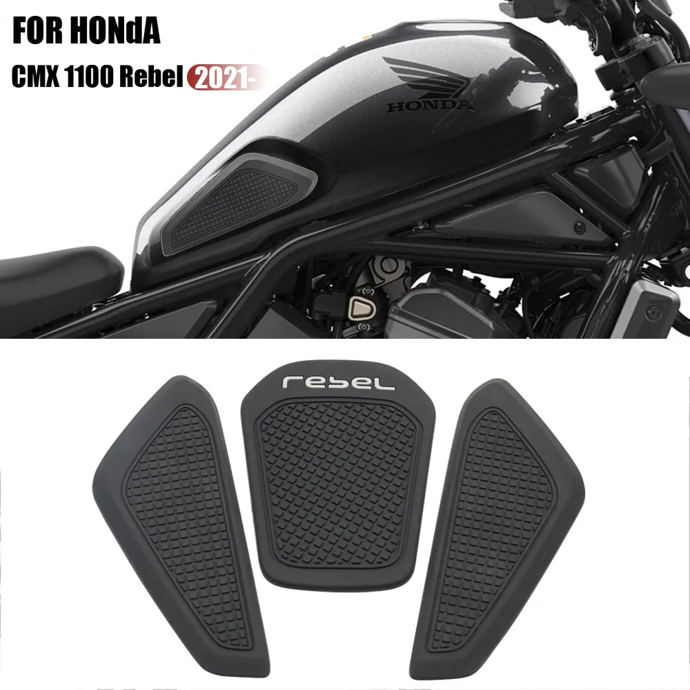 2021CMX1100 Non-slip Side Fuel Tank Stickers Waterproof Pad Rubber Sticker For Honda REBEL 1100 Rebel1100 CMX 1100