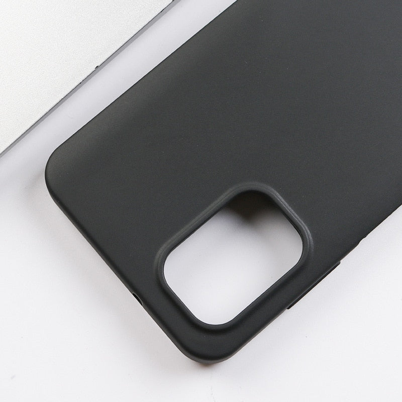 For Nokia G60 5G Mobile Phone Case TPU Silicone Material Protective Case Cover Matte Frosted Black Soft Shell For NOKIA G60
