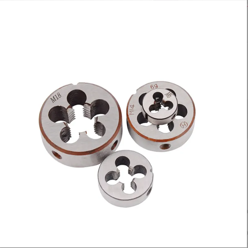 Right Hand Thread Die 1pcsM1 M2 M3 M4 M5 M6 M7 M8 M9 M10 M11 M12 M13 M14 M15 M16 Metal Thread Tool Metric Thread Die