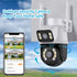 8MP PTZ Camera 2.4GHZ Wifi Camera Dual Lens Dual Screen Ai Human Detect Auto Tracking Wireless Outdoor Surveillance Camera iCSee